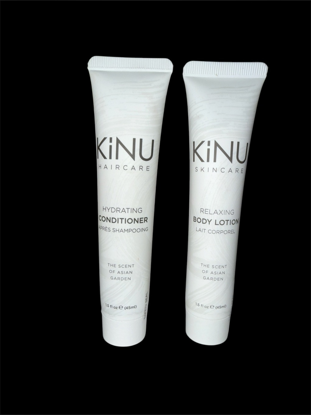 Kinu Body Lotion & Conditioner Bundle Sweet Fig & Olive 1.5 Fl Oz Lot Of Two